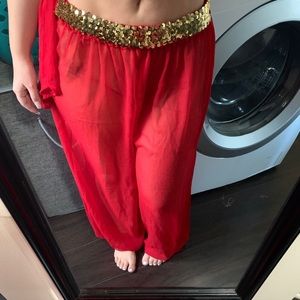 Belly Dancer / Genie see through genie pants
